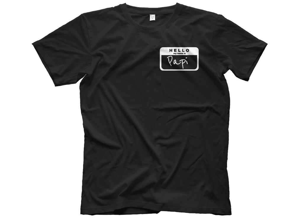 Hello My Name Is Papi T-Shirt – Head Crack NYC