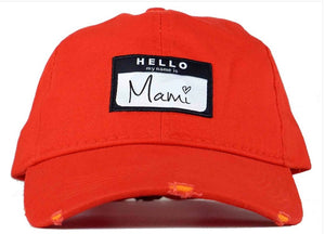 hello my name is mami hat mami dad hat head crack nyc