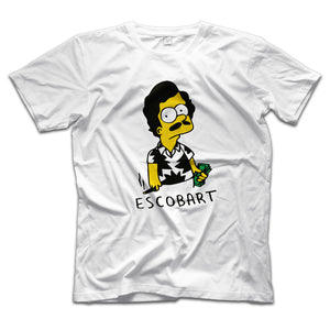 escobart t shirt simpsons t shirt pablo escobar t shirt head crack nyc