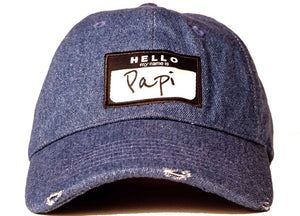 hello my name is papi hat papi dad hat head crack nyc 