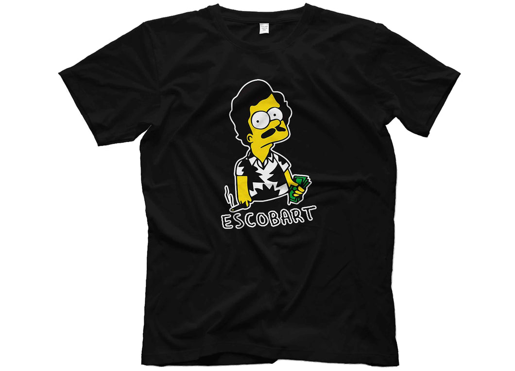 escobart t shirt simpsons t shirt pablo escobar t shirt head crack nyc