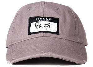 hello my name is papi hat papi dad hat head crack nyc 