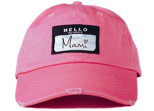 hello my name is mami hat mami dad hat head crack nyc