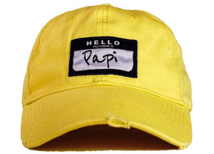 hello my name is papi hat papi dad hat head crack nyc 