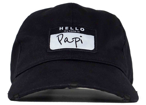 hello my name is papi hat papi dad hat head crack nyc 