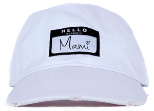 hello my name is mami hat mami dad hat head crack nyc