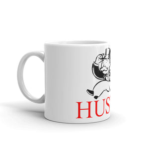 hustle coffee mug, monopoly man head crack coffee mug