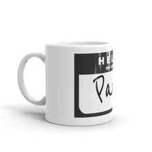 hello my name is papi coffee mug 